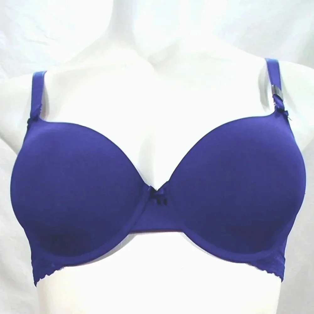 40DD Paramour 255455 Gorgeous Memory Foam UW Bra Blue NWT‎